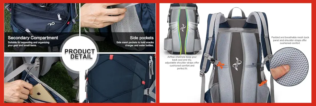 Características de las Mejores Mochilas de Senderismo Por Litros