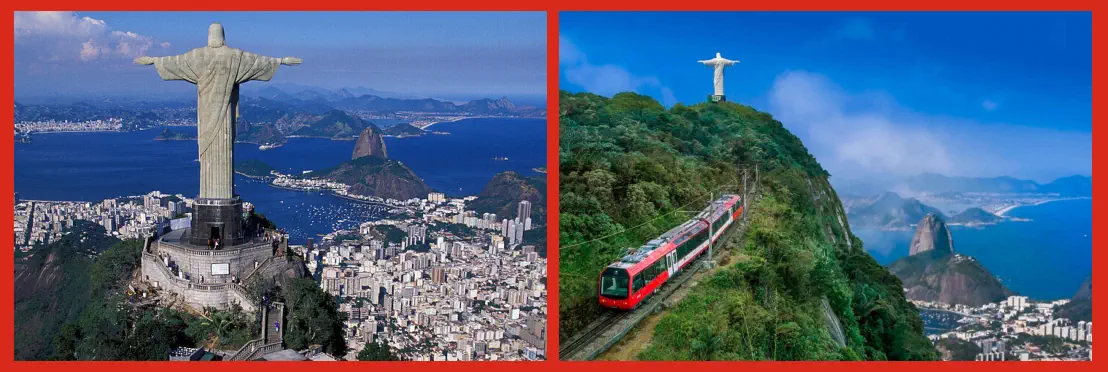 Cristo Redentor y mirador del Corcovado Río de Janeiro vistas 360 de la Cidade Maravilhosa