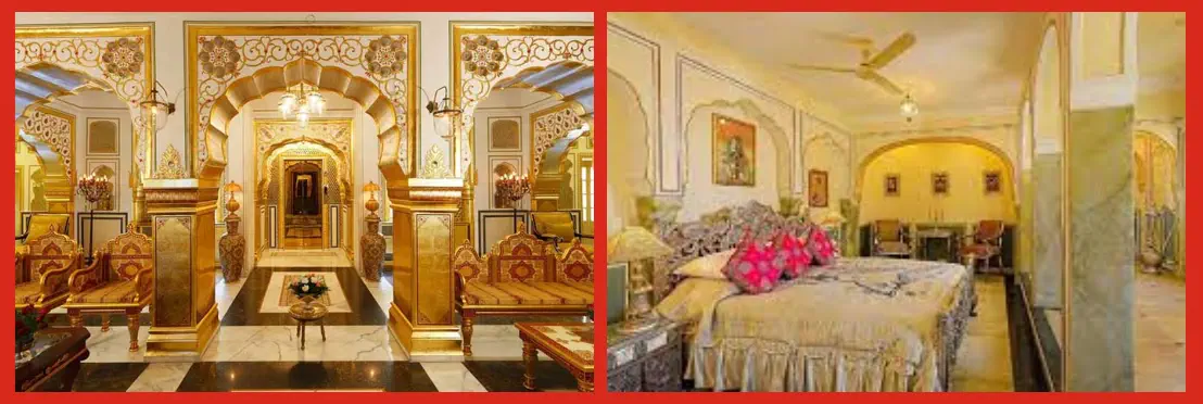 Maharajahs Pavilion del Raj Palace Jaipur India una de las suites presidenciales más grandes del mundo