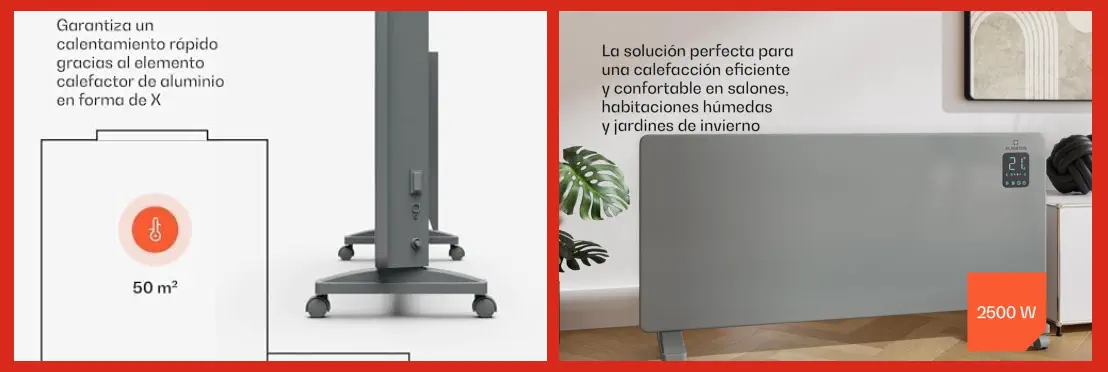 Mejores Estufas Eléctricas de Bajo Consumo para espacios pequeños y grandes