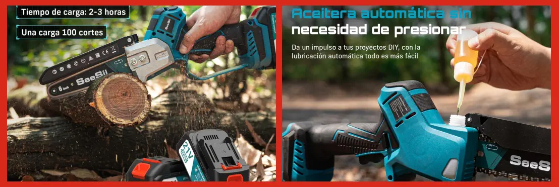 Mejores Mini Motosierras Eléctricas de Mano