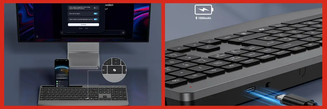 Mejores Teclados Inalámbricos Silenciosos