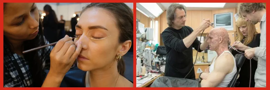 Qué hace un maquillador en cine durante el rodaje