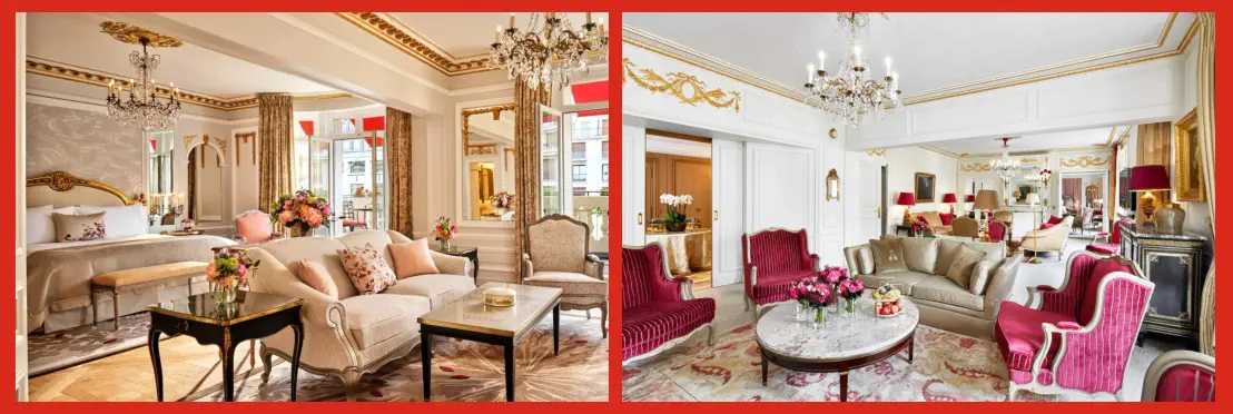Royal Suite del Hotel Plaza Athénée París Francia la suite presidencial más elegante de París