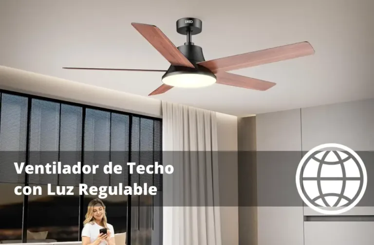 Ventilador de Techo con Luz Regulable