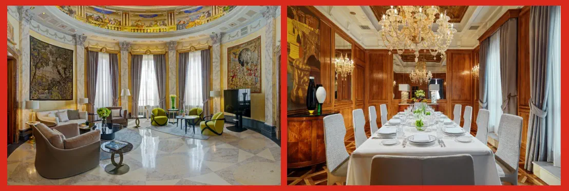 Villa La Cupola del Westin Excelsior Roma Italia un palacio barroco convertido en suite presidencial