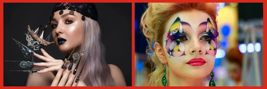 maquillaje artístico de fantasía