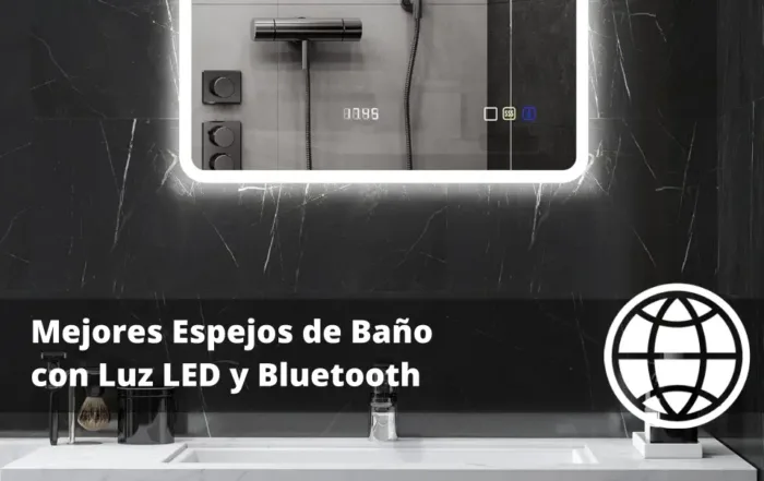 Mejores Espejos de Baño con Luz LED y Bluetooth