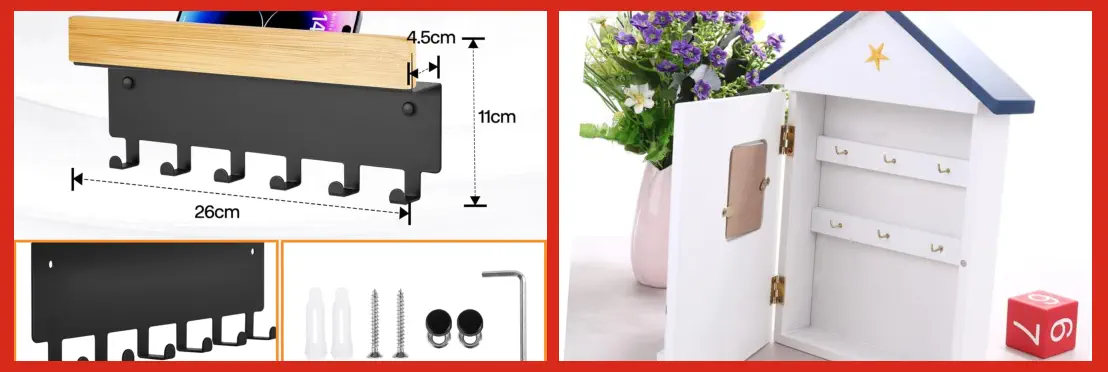 Organizadores de Llaves para Pared