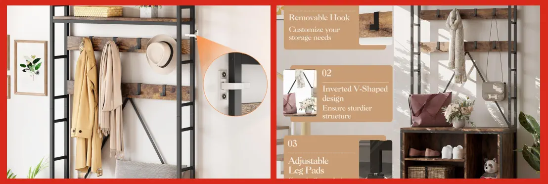 Percheros de Pie para Recibidor Pequeño