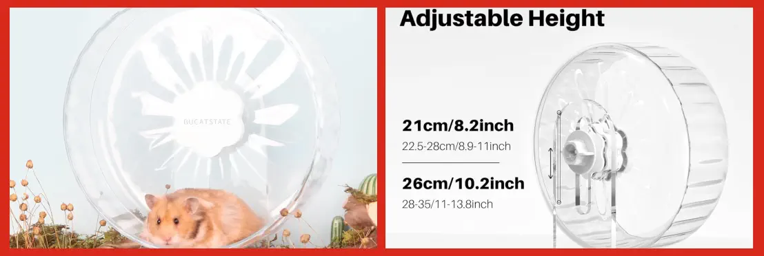 Ruedas para Hámster Silenciosas para la Noche